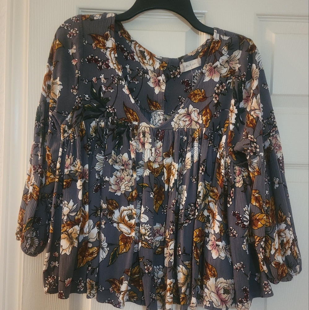 Floral crop top